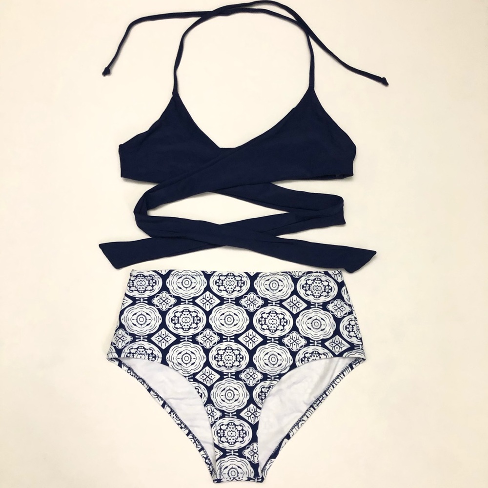 NWT Cupshe Wrap Bikini Set M